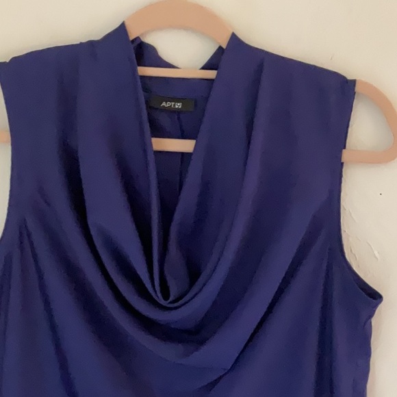 Sale! Apt. 9 Sleeveless Blouse, Size S, Purple - Picture 4 of 8